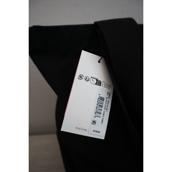 Kipling KIB9Z7-5EV Women's O/S Black/Camo Gray Era M Set Tote Bag w/Pouch - Picture 12 of 16